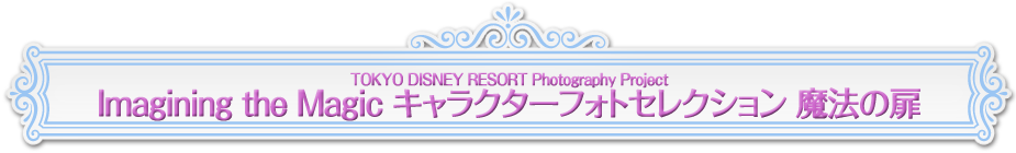 TOKYO DISNEY RESORT Photography Project Imagining the Magic キャラクターフォトセレクション 魔法の扉